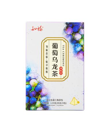Socobeta Grape Oolong Tea 24pcs Cold Brew Fruit Tea Bags for Casual Drinks in The Morning and Afternoon Free Time kitchen Home Appliances