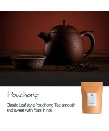 Buy Authentic Who Shan Pouchong Oolong Tea - Bao Zhong Tea from Taiwan Premium 100g Loose Leaf Oolong - Traditional Paochong Quality - Buy Online on SooperMarket.com