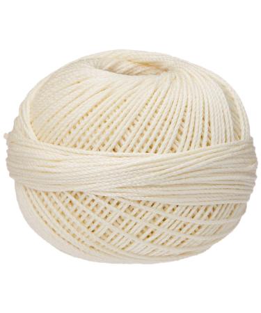 Handy Hands Lizbeth Egyptian Cotton Crochet  Tatting  Knitting Thread Size 3 (50 Grams 120 Yards)   HH03610  Cream