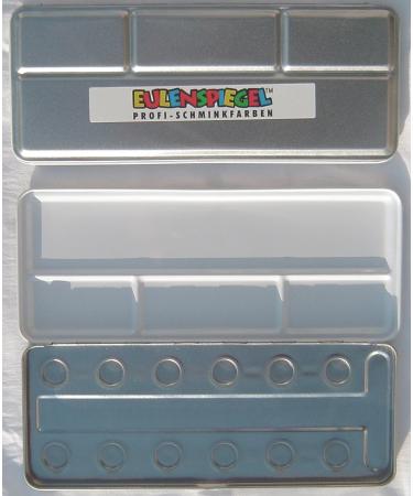 12-pack empty metal box for single colors 3.5 ml