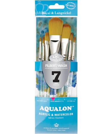 Aqualon 243921 Filbert Brush Set - 7 Pack - Buy Online on SooperMarket.com