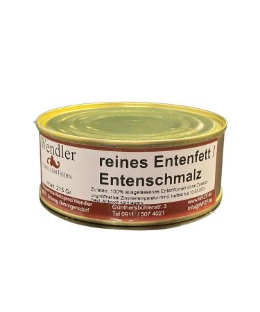 Premium Duck Fat Lard in Can (200g) - All-Natural No Additives Ideal for Gourmet Cooking | International Shipping Available - Buy Online on SooperMarket.com