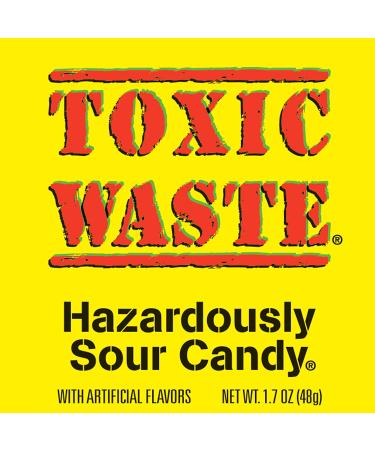 Toxic Waste 3-Pack Original Yellow Drums Assorted Sour Candy - 5 Flavors Apple, Watermelon, Lemon, Blue Raspberry, Black Cherry 1.7oz - Buy Online on SooperMarket.com