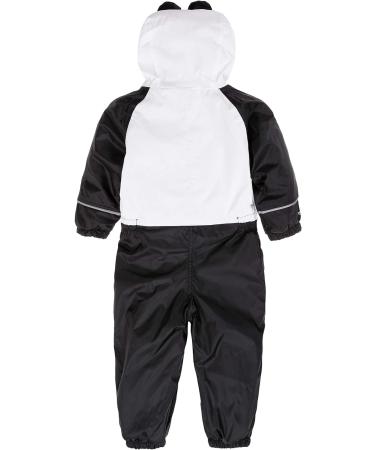 Regatta Children's Mudplay III Insulated Animal All-in-one Suit Size 12-18 - Black/White | Waterproof & Breathable - Buy Online on SooperMarket.com