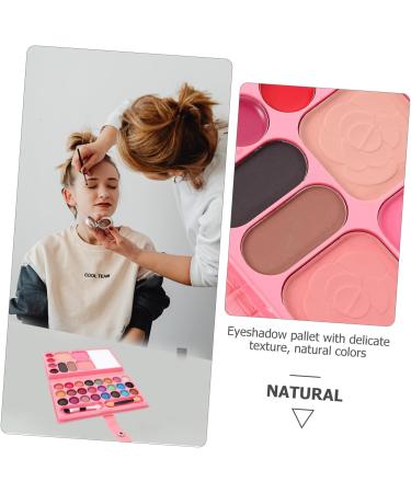 Angoily 33 Makeup Palette Eyeshadow Pink Makeup Matte Blush Kids Eye Shadow Girl Child Blush Palette - Buy Online on SooperMarket.com