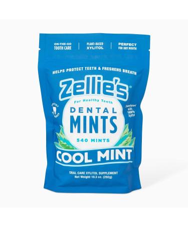 Zellie's - 100% Xylitol Sugar Free Cool Mint Breath Mints - Cool Mint - 540 Count - Pack of 1