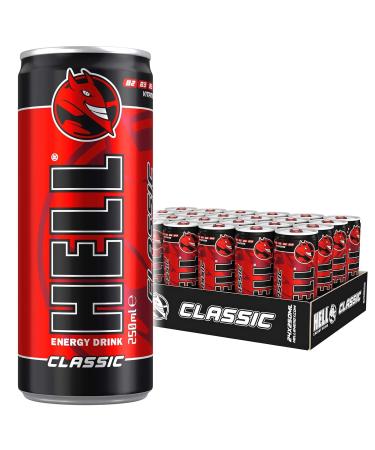 Hell Energy Drink 24 cans 250 ml each including deposit