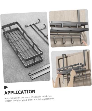 Cabilock Storage Rack Clothes Hanger Door Shelf Hooks for Door Towel Hanger Ordinary Hook Coat Rack Outdoor - Buy Online on SooperMarket.com