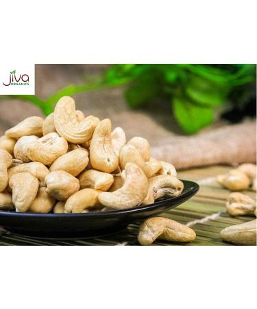 Jiva Organics Raw Organic Cashews - 2lb Bag (Whole) | Pack of 1 - Buy Online on SooperMarket.com