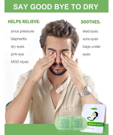 16-Pack Unscented Steam Eye Masks for Dark Circles, Puffiness, Headache, and Stress Relief - Buy Online on SooperMarket.com