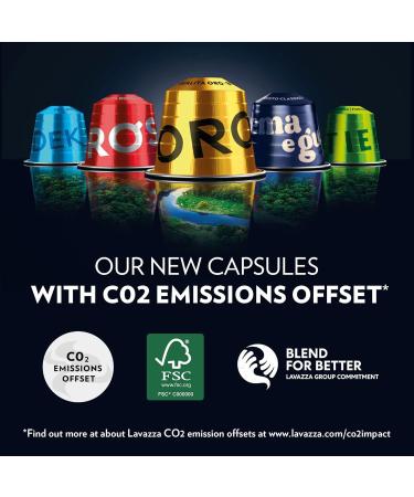 Lavazza Qualita Rossa Medium Roast Coffee Capsules Compatible with Nespresso Original Machines Full-bodied balanced espresso dried fruit aftertaste (100 pack) - Buy Online on SooperMarket.com