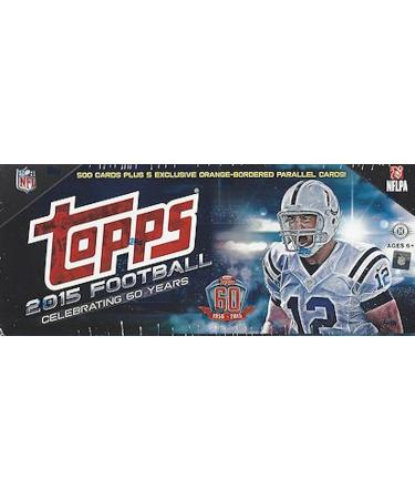 2015 Topps Football Factory Sealed Complete Set w/ 500 Cards + Exlcusive 5-Card Bonus Pack