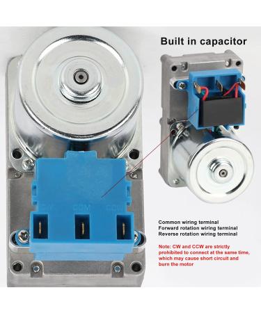 Buy Wood Pellet Motor AC220V - Durable Screw Feed Motor for Furnaces | 200kg.cm Torque - Buy Online on SooperMarket.com