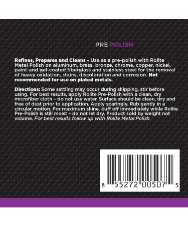 Rolite RPPMP45zCP Pre Polish & Metal Polish - Ultimate Restorative Shine 4.5 Oz - International Shipping Available - Buy Online on SooperMarket.com