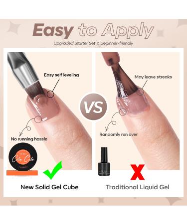 Modelones 21 Colors Gel Nail Polish Set - Spring/Summer Pastel, Solid, Glitter, Pudding Gel - Mother's Day Gift with Nail Art Brush - Buy Online on SooperMarket.com