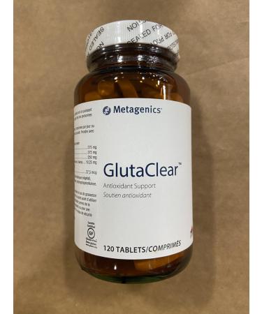 Metagenics - GlutaClear - Antioxidant Support with NAC Vitamin C Broccoli and More - 120 Tablets