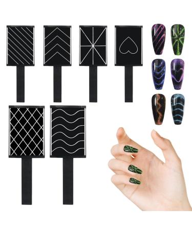Manicure Tool | Nail Tool Set for Manicure | Portable Cat Eye Gel Nail Polish Magnet Wand for Beginners Girls Women Manicurists