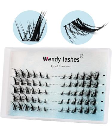 Mix Length Cluster Lashes 0.07mm D Curl | Soft & Wispy DIY Lash Extensions | HuXi Lashes-ZW28C - Buy Online on SooperMarket.com