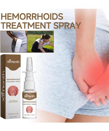 Natural Herbal Hemorrhoid Spray Hemorrhoid Relief Spray 30ml Hemorrhoid Itching Relief Spray Relieves Swelling and Hemorrhoid Discomfort (1pc) - Buy Online on SooperMarket.com