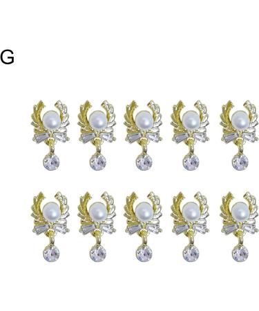 Worparsen Nail Jewelry Pendant Style Nail Art Decor DIY Manicures Gadget High Durability for Salon 1 Bag G - Buy Online on SooperMarket.com