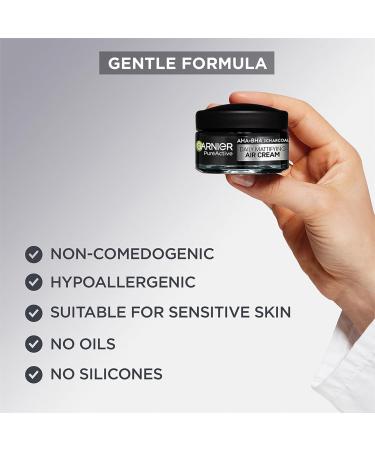 Garnier Pure Active AHA+BHA Charcoal Daily Mattifying Air Cream - Buy Online on SooperMarket.com