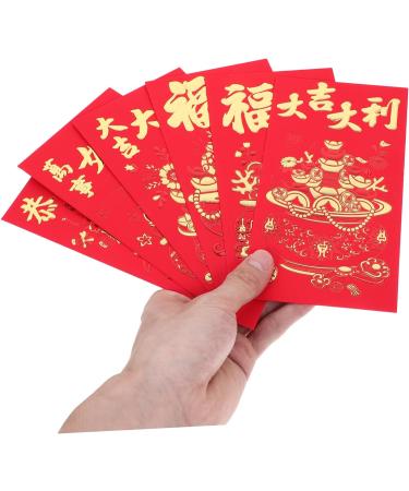 Warmhm 30pcs Red Packet Money Bag Cute Envelopes Red Money Pocket Red Envelopes New Year Envelope Chinese Red Envelope Festival Red Envelope New Year Gift Paper Dragon Pattern China Red 2 179CM - Buy Online on SooperMarket.com