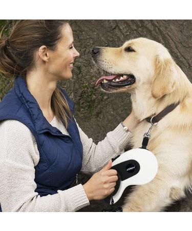 Durable Roll-Linen Dog Leash with Button Break & Lock - 5m Safety Leash for Dogs up to 40kg - Includes Bag Dispenser & Poop Pockets - Buy Online on SooperMarket.com