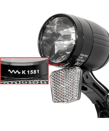 Buy P4B LED Headlights for E-Bikes - 100 Lux Aluminum 6V-48V Multi-Position Holder Surge Protection STVZO Approved - Buy Online on SooperMarket.com