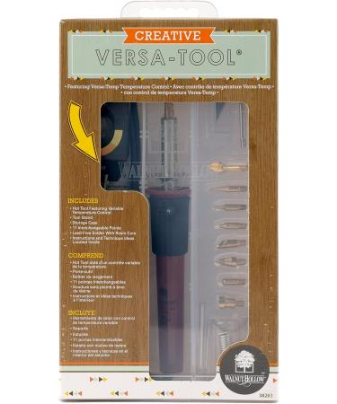 Walnut Hollow Creative Versa Tool with Variable Temperature Control for Woodburning  11 Points (Tips)  Original Version  Basic Pack - Buy Online on SooperMarket.com