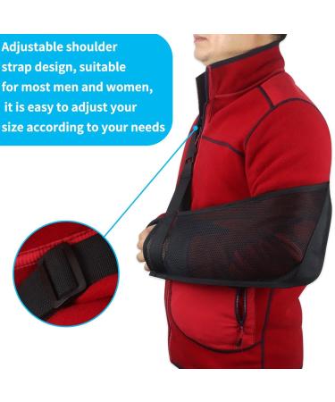 Shoulder Sling - Arm Support Comfortable Arm Slings - Arm Splint with Lightweight Design For Fracture Recovery Elbow Strain Shoulder Dislocation - Buy Online on SooperMarket.com