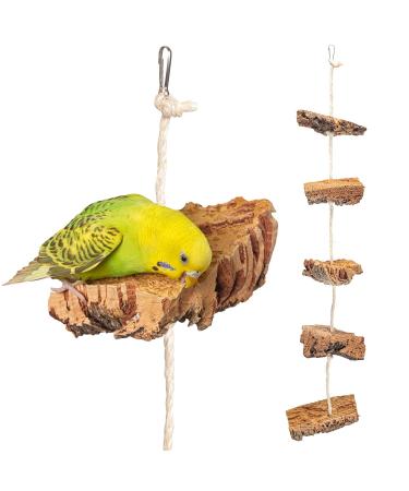 Cork chew rope - the perfect budgie toy and bird accessory for climbing and gnawing | Bird toys