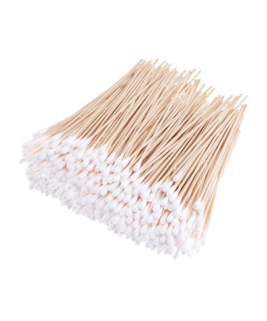 Omenluck Cotton Swabs with Wooden Handle 600 Pieces