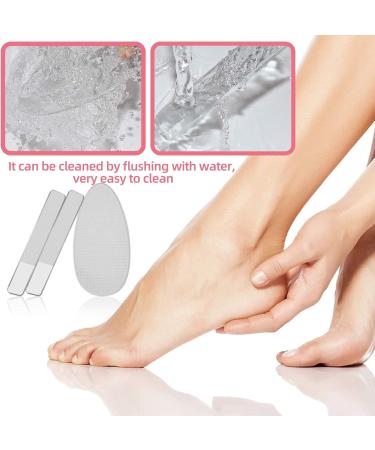 RedFlow Nano Glass Nail File and Foot File Set - Professional Manicure Kit for Natural Nails, Callus Removal & Dead Skin - 3 Piece Set - Buy Online on SooperMarket.com