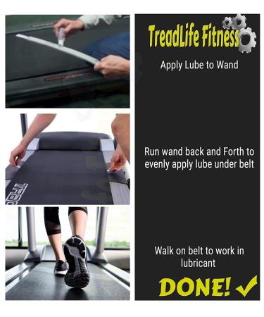 Treadmill Lubrication Kit with 3 Lube Applications & 22 Applicator Wand - Includes Instructions - Buy Online on SooperMarket.com