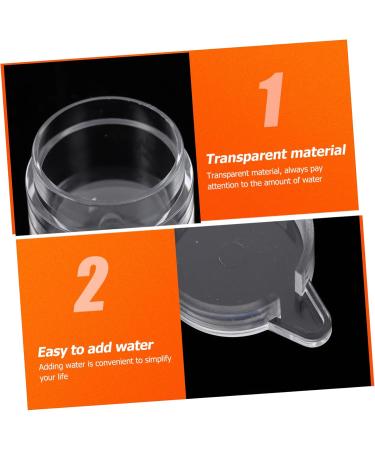 Mipcase 2pcs Ant Water Feeder Tortoise Water Dish Reptile Water Dish Cup Insect House Transparent Acrylic - Buy Online on SooperMarket.com
