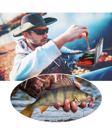 PLUSINNO 253/108pcs Fishing Accessories Kit - Tackle Box with Lures, Hooks, and Blades for Bass, Bluegill, Crappie - Buy Online on SooperMarket.com