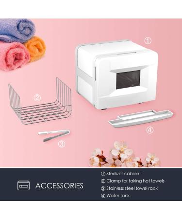 Professional Towel Warmer Cabinet for SPA, Hair Beauty Salon & Home Use (8L White) - Buy Online on SooperMarket.com