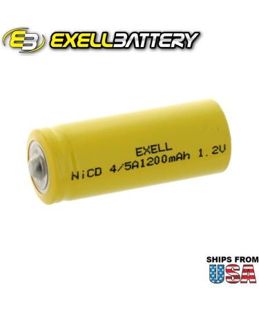 Buy Exell 4/5A 1.2V 1200mAh NiCD Rechargeable Battery - Ideal for Telecom UPS Smart Grids & More | International Shipping Available - Buy Online on SooperMarket.com