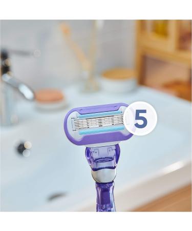 Gillette Venus Deluxe Smooth Swirl Razor Blades for Women - 4 Replacement Blades for Ultimate Shaving Comfort - Buy Online on SooperMarket.com
