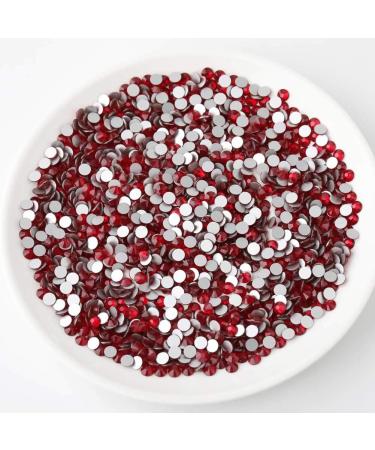 Beadsland 1440 Flat Back Rhinestones - Dark Red SS20 Nail Crystals for Stunning Nail Art - 4.6-4.8mm - Buy Online on SooperMarket.com