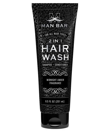 San Francisco Soap Company Man Bar 2 IN 1 Hair Wash MIDNIGHT AMBER - Where Lather meets Luxury