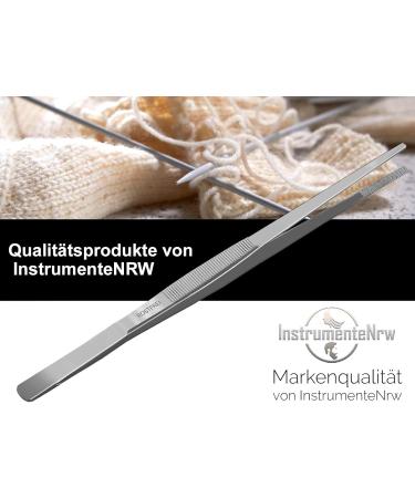 Buy Stainless Steel Straight Tweezers 60 cm with Internal Teeth Perfect for Precision & Durability | International Shipping Available - Buy Online on SooperMarket.com