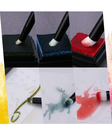 UNIMEIX Mini Blending Brushes - 12 Pack for Card Making & Painting - Buy Online on SooperMarket.com