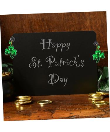 Anneome 12pcs Pendant Holder Ornament Festival Shamrock Tree Baubles Shamrocks Design Pendants Pillar - Buy Online on SooperMarket.com