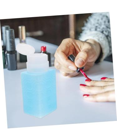 FOYTOKI Nail Polish Remover Dispenser Makeup Remover Container Pump Bottle Dispenser Makeup Remover Dispenser Powder Pump Bottle Mini Water Dispenser Makeup Remover Pump Dispenser 6x5x13cm Blue - Buy Online on SooperMarket.com
