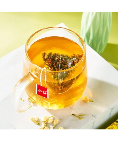 22 Count Osmanthus Oolong Tea Bags Chinese Famous Wulong Tea for Party Afternoon Spring Summer Guests Receiving Relax - Buy Online on SooperMarket.com