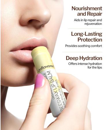 OneRoot Organic Beeswax Lip Balm | Citrus Moisturizer for Dry Lips | Coconut Oil Vitamin E & Rosemary Extract (0.15oz - Buy Online on SooperMarket.com