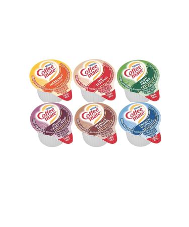 180 Count Coffee Mate Liquid .375oz Variety Pack (6 Flavor)