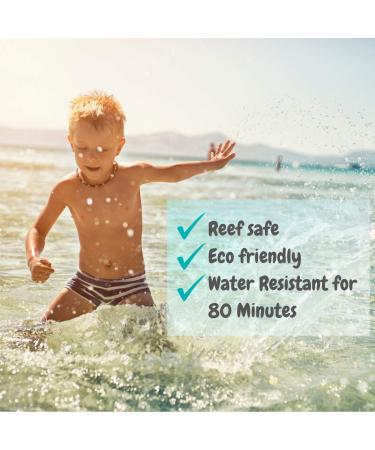TotLogic Natural Mineral Sunscreen for Kids SPF 30 3 oz | Biodegradable & Reef Safe Zinc Oxide | Organic Sunblock for the Whole Family | Hypoallergenic & Water Resistant - Buy Online on SooperMarket.com