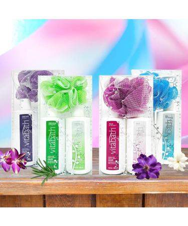 Vitabath Original Spring Green Shower Set - 10 Fl Oz - Pine & Rosewood - Shower Gel, Lotion & Pouf - Buy Online on SooperMarket.com